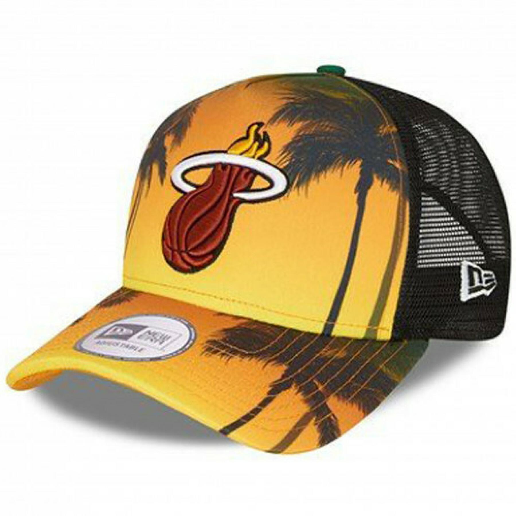 Cap New Era NBA Miami Heat trucker summer city