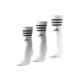 Set of 3 pairs of low socks for children adidas 3-Stripes